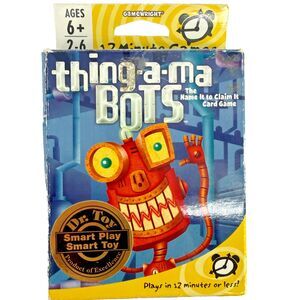 Thing-a-ma-Bots Card Game Gamewright 2006 Memory Matching Dr. Toy Award Winner